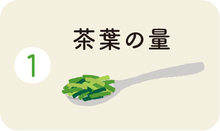 茶葉の量