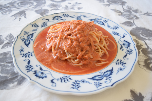 GABAトマトのツナソ一スパスタ