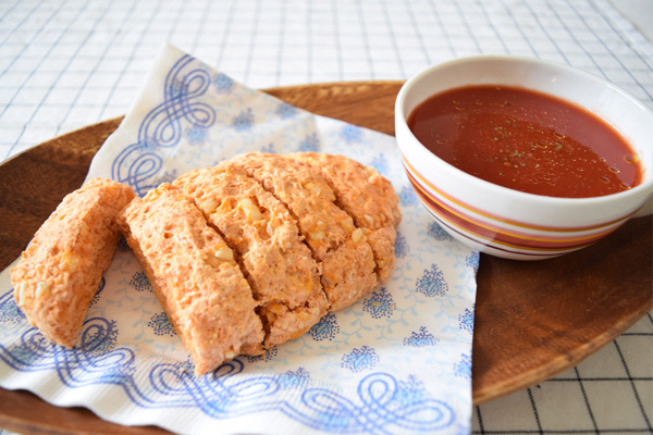 チーズブレッドとおはようスープの朝食セット