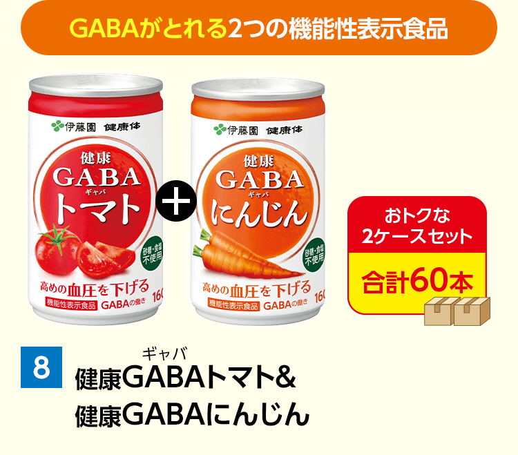 GABAがとれる2つの機能性表示食品