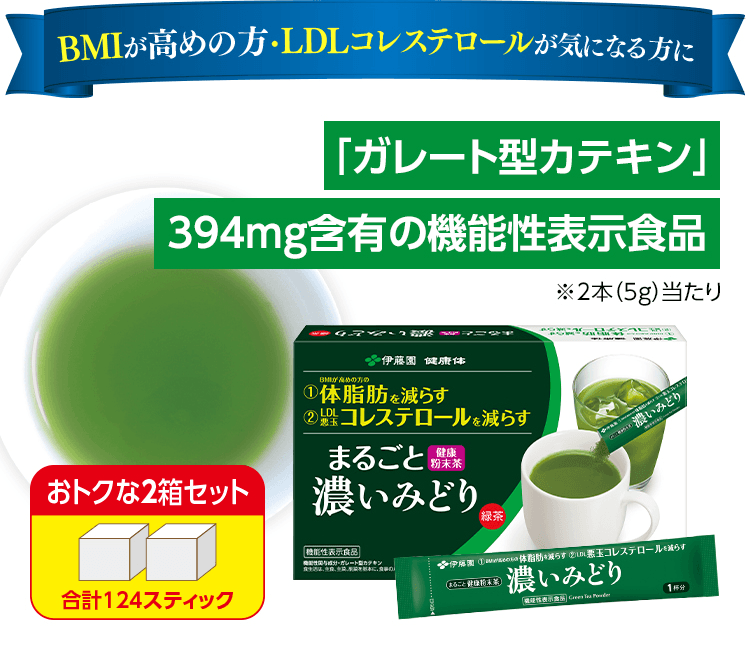 BMIが高めの方・LDLコレステロールが気になる方に