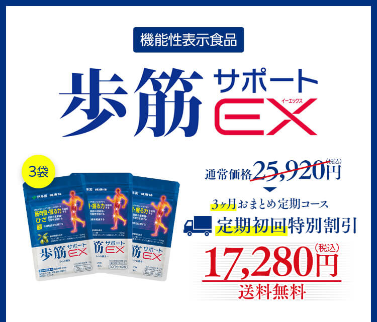 歩筋サポートEX3袋