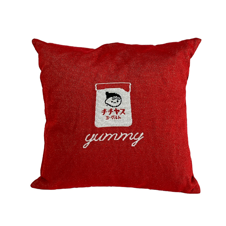 チー坊クッションカバー(赤) 赤