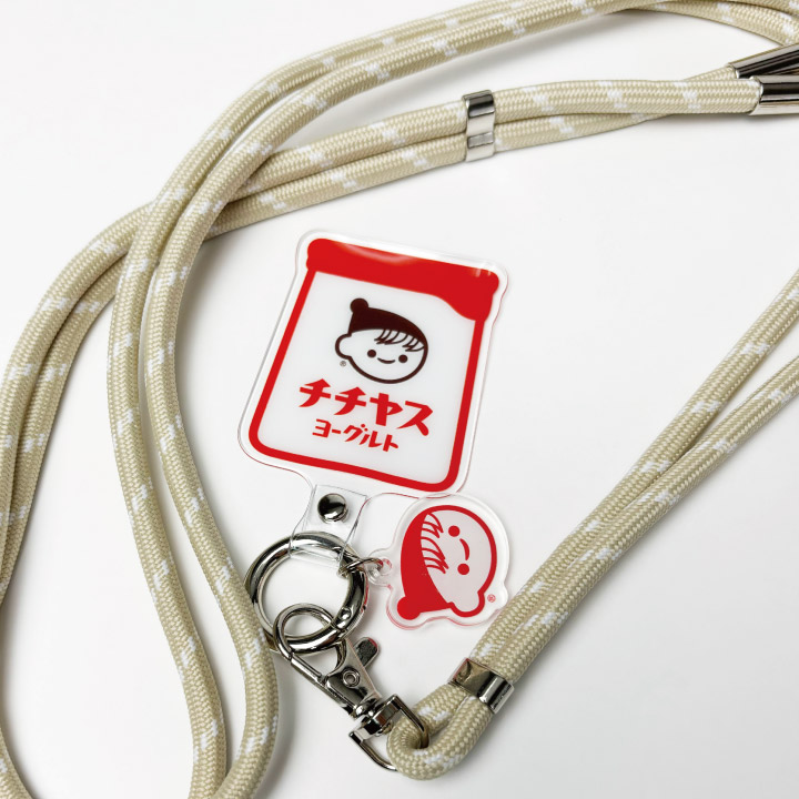 チー坊スマホストラップ(チャーム付き)