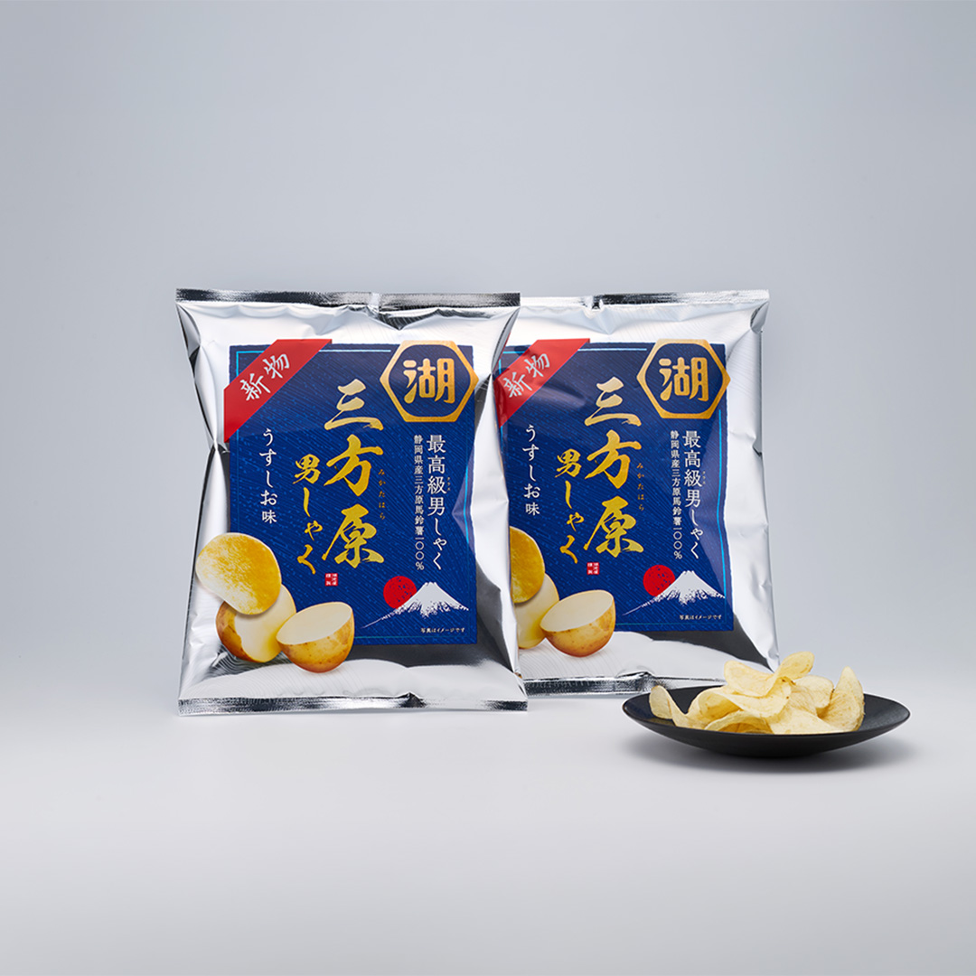 瓶 お~いお茶「KAWANE」と湖池屋「三方原男しゃくポテトチップス」のマリアージュセット