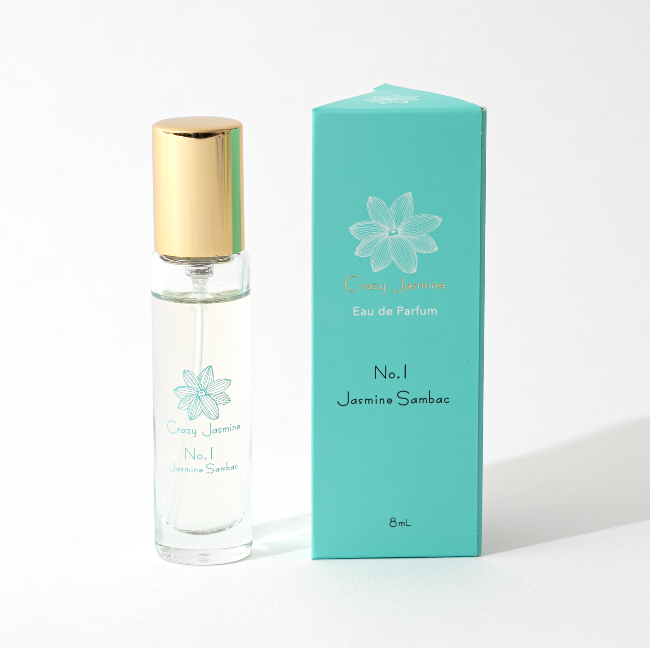 クレイジージャスミン 香水 No.1 Jasmine Sambac オードパルファム 8ml(8ml): クレイジージャスミン