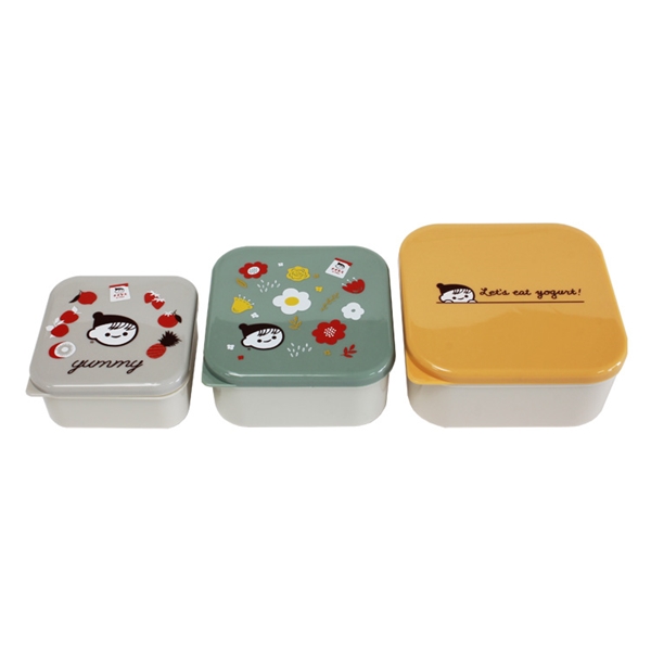 チー坊食品保存容器3個組