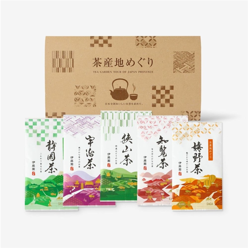 社販特価】茶産地めぐり 5種飲み比べセット: THE ITOEN JAPANESE TEA STORE