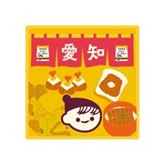 チー坊ご当地ダイカットステッカー（のれん・愛知）