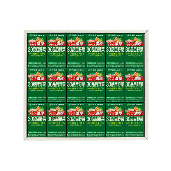 ぎゅっと濃厚30品目野菜ギフト　紙125ml　計18本入