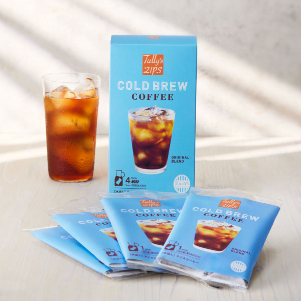 タリーズジップス コールドブリューコーヒー オリジナルブレンド（4袋入）