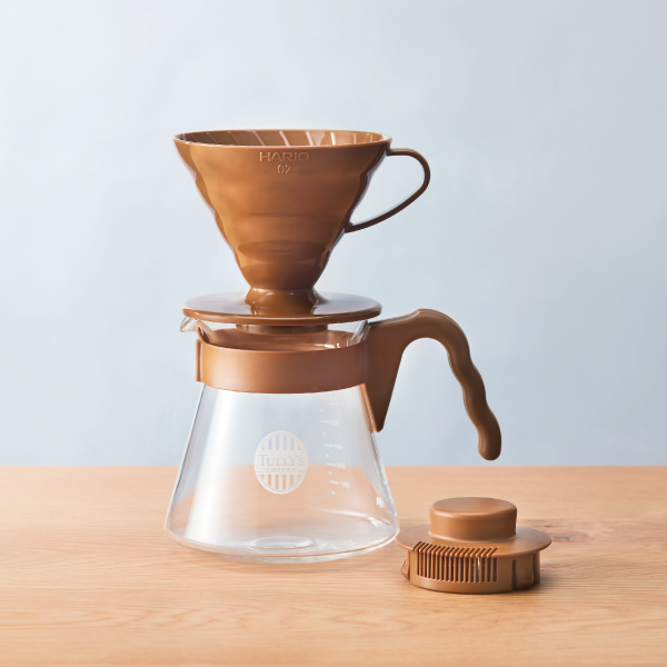 ドリッパー＆サーバーセット（ブラウン）