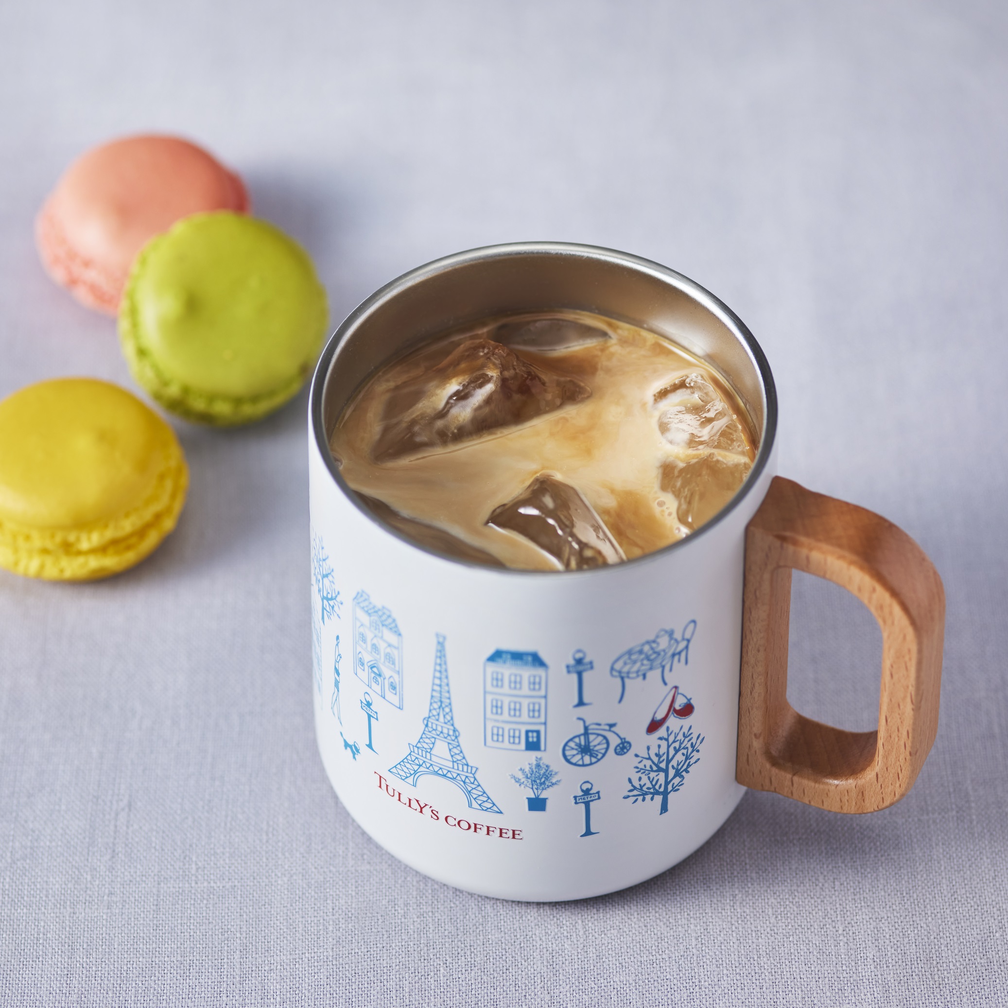 ウッドハンドルステンレスマグ