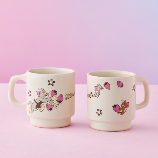 トムとジェリースタッキングマグ（アイボリー）