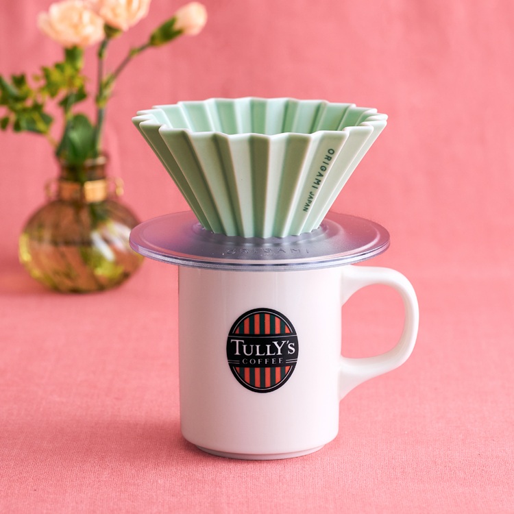 【セット】ORIGAMI ドリッパー S＆タリーズマグカップ （マットグリーン）